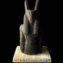 Egyptian God Seth Statue Handcrafted Pharaonic Decor - thumbnail 3