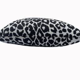 Schumacher Iconic Leopard Graphite Indoor/Outdoor Cushion Cover Pillow Double Sided - thumbnail 3