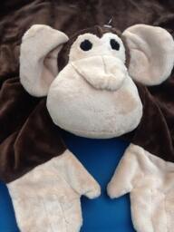 Minky Snuggle Blanket Toy, Animal Security Blanket Buddy, Sculptured With Head, Elephant, Cows, Dogs, Frogs, Giraffes, Lions