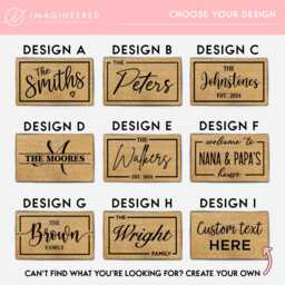 Personalized Gift - Best Seller Custom Doormat Housewarming Family Name Door Mat Closing Realtor Grandparent - thumbnail 2