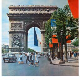 Reprint Of A Vintage 1960 Travel Poster To Paris, France - thumbnail 3