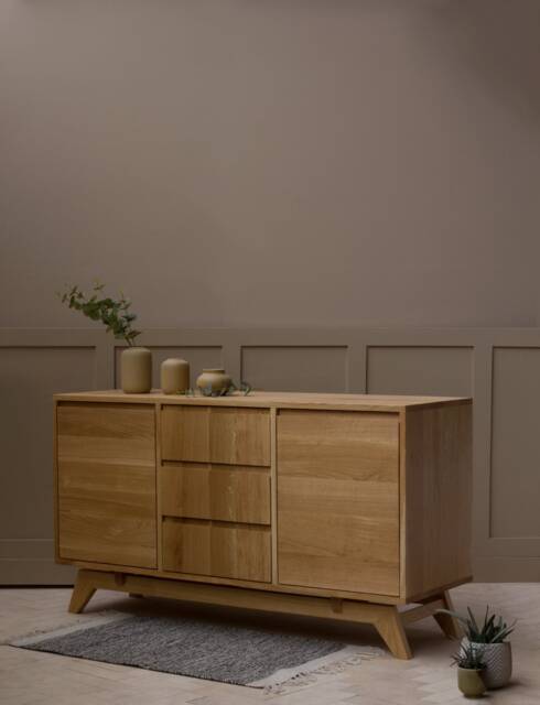 Konk ??? The H??nk Sideboard Bespoke Sizes Available Oak Industrial Tv Stand With Storage, Mid Century Modern Console - image 1