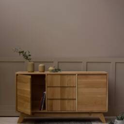 Konk ??? The H??nk Sideboard Bespoke Sizes Available Oak Industrial Tv Stand With Storage, Mid Century Modern Console - thumbnail 3
