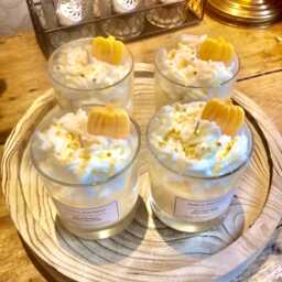 Pumpkin Candle - Luxury Whipped Strong Scented Gift Ideas Christmas Birthday Autumn Handmade Soy Wax New Home - thumbnail 2
