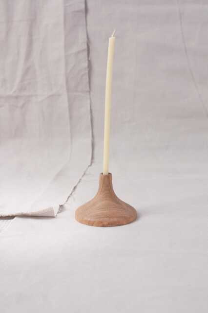 Handmade Oak Taper Candle Holder Modern Scandinavian Decor - image 1