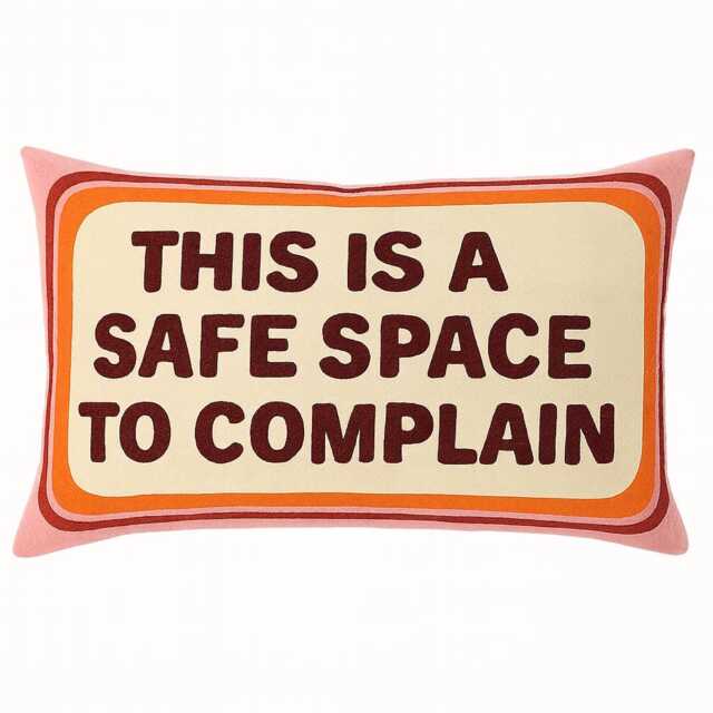 This Is A Safe Space To Complain Needlepoint Cushion - image 1