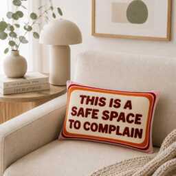 This Is A Safe Space To Complain Needlepoint Cushion - thumbnail 3
