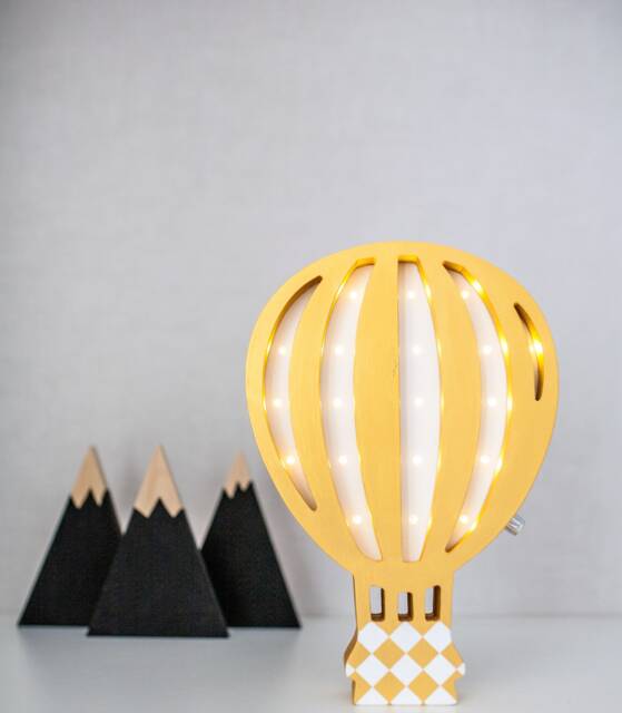 Hot Air Balloon Lamp - Air Balloon Night Light Nursery Night Nursery - image 1