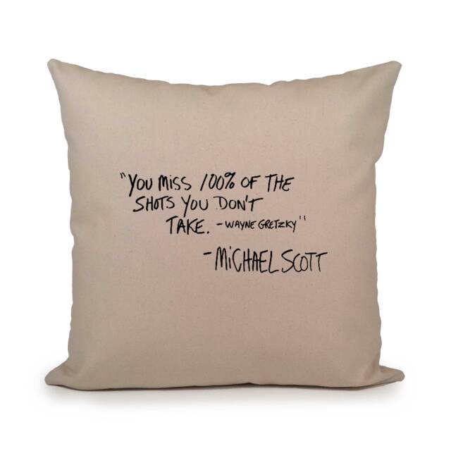 Michael Scott Quote Pillow Cover, The Office Tv Show Gift, Scott Quote, Christmas Gift, The Office Tv Show - image 1