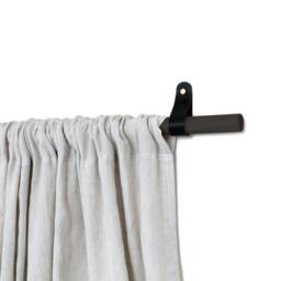 Single Leather Curtain Pole 0-720cm/0-283.5 - thumbnail 4