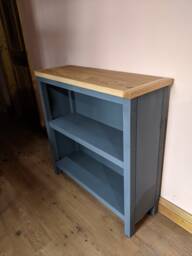 Large Bookcase Sideboard With Oak Top - thumbnail 1
