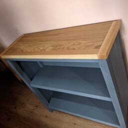 Large Bookcase Sideboard With Oak Top - thumbnail 2