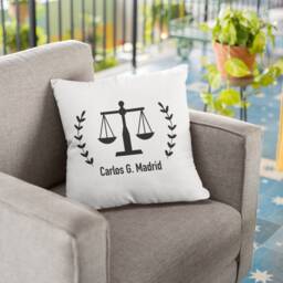 Personalize Attorney Pillow & Case - 2 Sided Gift, Lawyer Gift Law Office Firm For - thumbnail 2