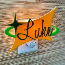 Mid Century Modern Children's Night Light - Room Baby Shower Gift Kid's Decor Nursery Atomic Avocado Designs?? - thumbnail 2