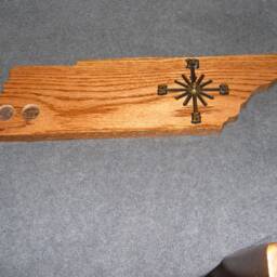 Tennessee Handmade State Quarter Wood Clock With Inlaid Quarters. Fully Customizable - thumbnail 3