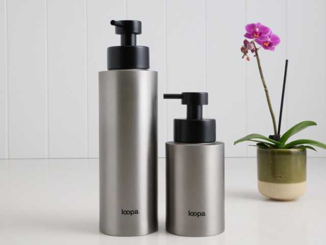 Brushed Stainless Steel Soap Dispenser - Refillable Liquid Hand Pump Bottle Eco Friendly Bathroom Decor Sink Accessory 250Ml Or 500Ml - image 1