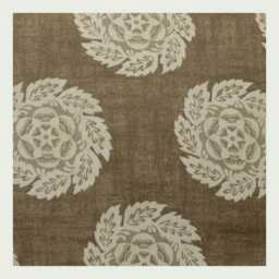 William Yeoward Barrameda Cushion Brown White Floral Pillow Cover - thumbnail 2