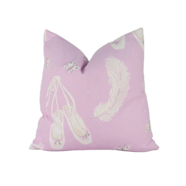 Sanderson - Ballet Shoes Pink Lovely Designer Ballerina Cushion Cover Kids Gift Home Decor Throw Pillow - image 1