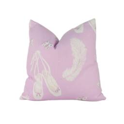 Sanderson - Ballet Shoes Pink Lovely Designer Ballerina Cushion Cover Kids Gift Home Decor Throw Pillow - thumbnail 1