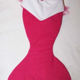 Mermaid Stocking, Tail Christmas Pink Sparkle - thumbnail 4