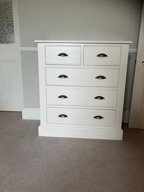 Chest Of Drawers - 2 Over 3 Edwardian Style - image 1