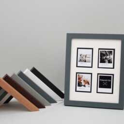 Polaroid Go Frame - Wooden Float Effect Display For 4 Photos - Shows Entire - thumbnail 3