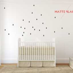 Raindrop Black Drop Wall Decals Teardrop Decor Stickers Nursery Modern & Scandinavian - thumbnail 4