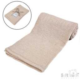 Personalised Cellular Blanket - 100% Cotton Embroidered Baby Gift Newborn - thumbnail 4