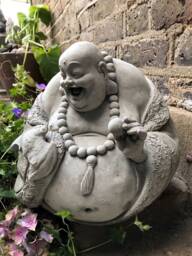Very Large Beautifully Detailed Happy Buddhas Statue . - 20Kg From Sius - thumbnail 1