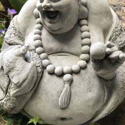Very Large Beautifully Detailed Happy Buddhas Statue . - 20Kg From Sius - thumbnail 2