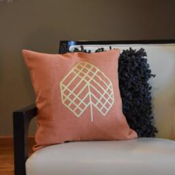 Poplar Leaf - Throw Pillow, Decorative Accent Pillow 18 - thumbnail 2