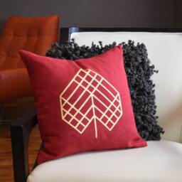 Poplar Leaf - Throw Pillow, Decorative Accent Pillow 18 - thumbnail 3