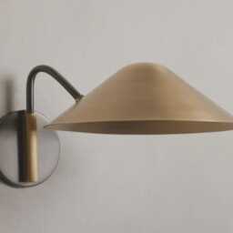 1950S Mid-Century Modern Brass Swing Arm Wall Sconce - Stilnovo Italian Diabolo Style Light Fixture - thumbnail 3