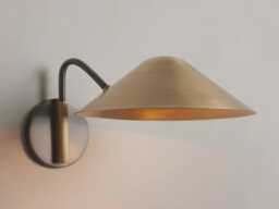 1950S Mid-Century Modern Brass Swing Arm Wall Sconce - Stilnovo Italian Diabolo Style Light Fixture - thumbnail 1