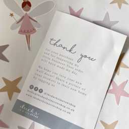 Fairy & Stars Fabric Wall Stickers - Eco-Friendly, Removable, Reusable Decals For Kids' Bedrooms, Playrooms & Nurseries - thumbnail 4