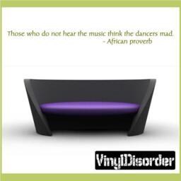 Those Who Do Not Hear The Music Think Dancers Mad - Vinyl Wall Decal Quotes Sticker Musicroomquotes20Et - thumbnail 1