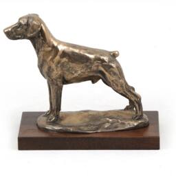 Doberman - Uncropped, Dog Wooden Base Statue, Limited Edition, Artdog - thumbnail 2