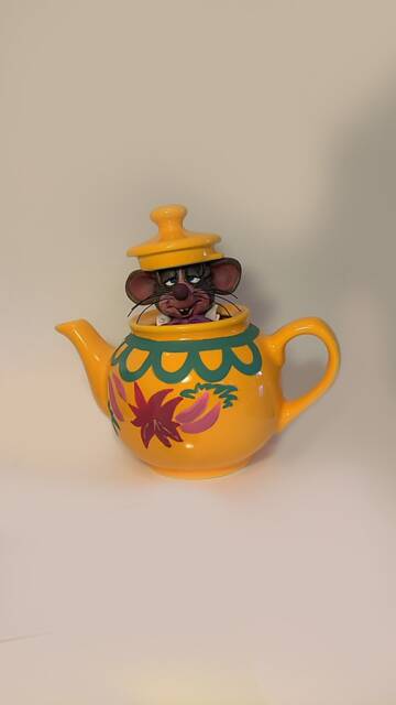 Alice in Wonderland - Dormmouse. Handmade Polymer Clay Action Figure. Unique Collectible - image 1