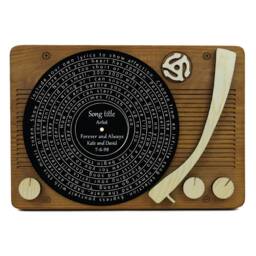 Solid Wood Custom Song Lyrics Vinyl Record Art Wall Hanging - Personalized Photo Print - thumbnail 4