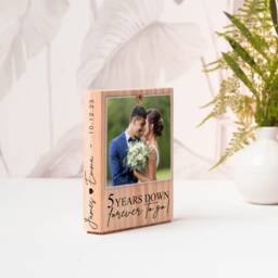 Wedding Gifts For Couples, Engraved Day Photo Frame, Mr & Mrs Picture Keepsake, Gift Her, 1st Anniversary - thumbnail 4