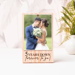 Wedding Gifts For Couples, Engraved Day Photo Frame, Mr & Mrs Picture Keepsake, Gift Her, 1st Anniversary
