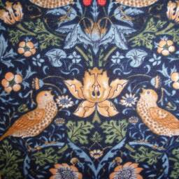 William Morris The Strawberry Thief Cushion Cover With Zip 16 - thumbnail 2