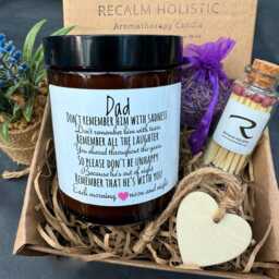 Dad Sympathy Aromatherapy Candle - in Loving Memory Of Gift Remembrance Soy Wax Essential Oil Bereavement Father - thumbnail 2