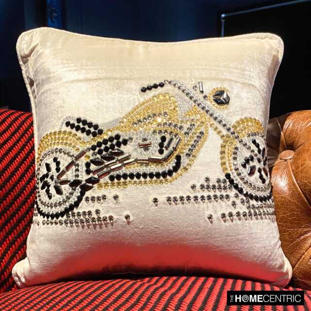 "Decorative Ivory Throw Pillow Bed 24""x24""/26""x26" - image 1