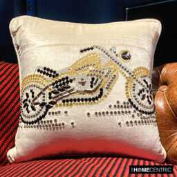 "Decorative Ivory Throw Pillow Bed 24""x24""/26""x26" - thumbnail 1