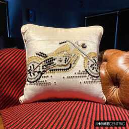 "Decorative Ivory Throw Pillow Bed 24""x24""/26""x26" - thumbnail 3