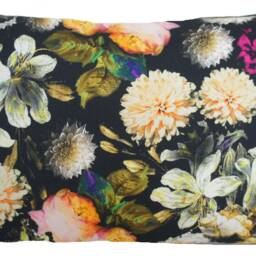 Floral Cushion Cover Hydrangea, Peony & Roses Print - Made in UK - thumbnail 2