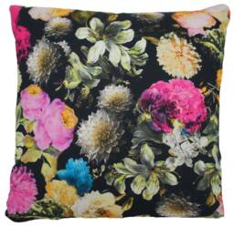 Floral Cushion Cover Hydrangea, Peony & Roses Print - Made in UK - thumbnail 1