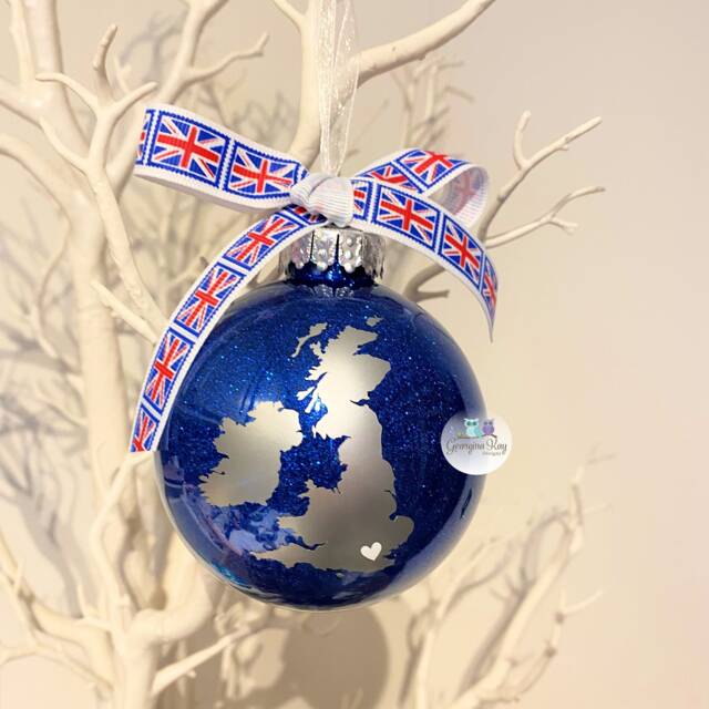 Great Britain Bauble, United Kingdom UK London Christmas Bauble 2024 - image 1
