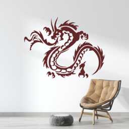 Dragon Wall Decal Removable Vinyl Sticker For Kids Room 4643 - thumbnail 2